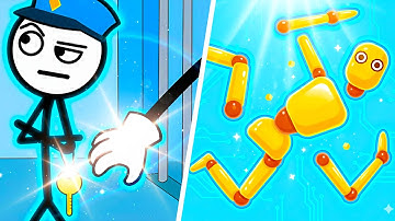 Thief Puzzle vs Ragdoll Break 🎭💣 Max Level Gameplay Walkthrough Android iOS Update XN2