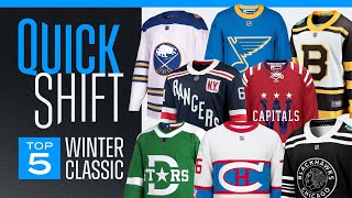 QUICK SHIFT: Top 5 Winter Classic Jerseys with Dallas Kirkpatrick