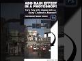 ADD RAIN EFFECT IN A PHOTOSHOP !! ...PHOTOSHOP MAGIC TRCKS !!