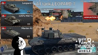 Platoon Leopard 1 | War thunder mobile