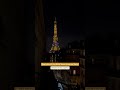We booked a hotel in Paris with the Eiffel Tower view. Totally worth itHotel Elysées Union #shorts