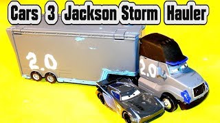 Pixar 3 Cars Jackson Storm Hauler and Next-Gen Lightning McQueen and other Custom Diecast from Matte