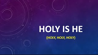 Video thumbnail of "holy is He -vocals"