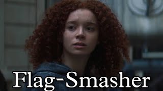 All Flag smasher Karli Morgenthau Powers and Fight Scenes in Falcon and the Winter Soldier #marvel