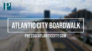 A drone tour of the four mile Atlantic City, NJ Boardwalk