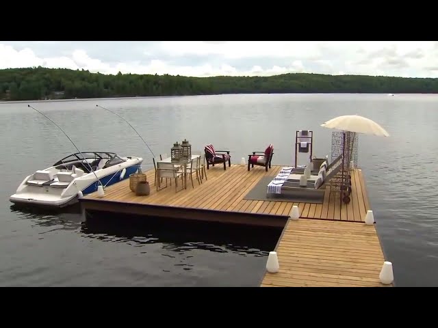 How to create a comfortable living space — on your dock 