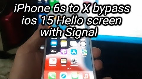 How to bypass iPhone 6S to X ios 15/16 hello screen with Signal iRemoval Pro| and how to order