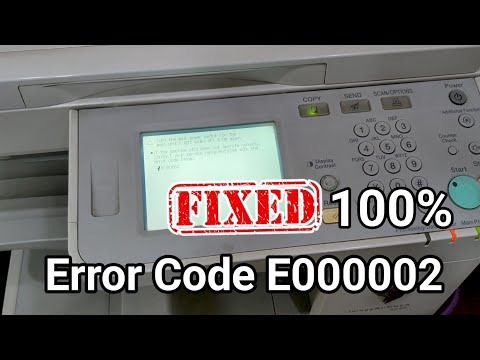 How to Fix Canon IR2525 Error Code E000002 Problem | Canon IR Error code e000002 solve 100%