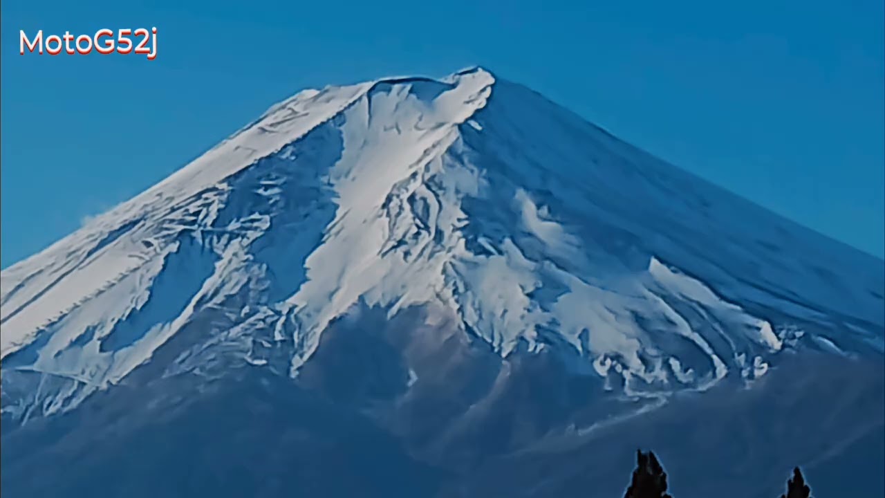 富士山駅からの富士山🗻! 2026年1月16日 08時40分 MotoG52j