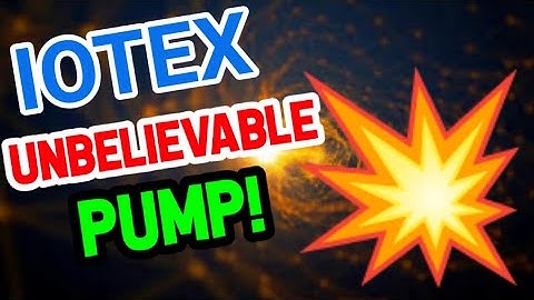 Iotex Unbelievable Pump!! Today || Iotex Price Prediction || Crypto News Today