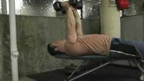 Lying triceps extension