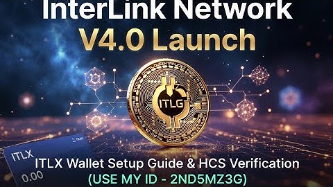 InterLink Network V4.0 Launch: ITLX Wallet Setup Guide & HCS Verification for ITLG Tokens |