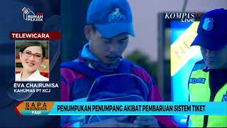 Penumpukan Penumpang KRL Akibat Pembaruan Sistem Tiket