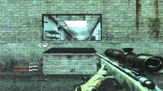 Cod 4 No Scope jump shot across the map (Mini Edit)