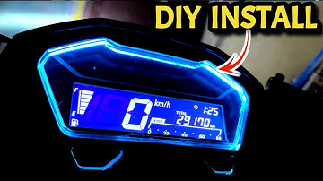 DIY Led Lights Install sa Panel Gauge | Moto Arch
