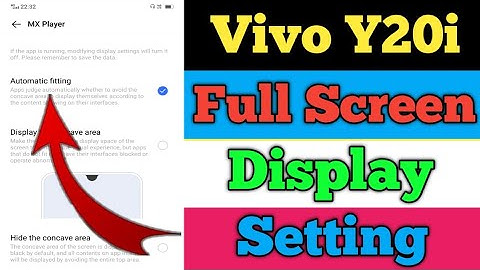 How To Full Screen Display On Vivo Y20i || Vivo Y20i Full Screen Display Setting