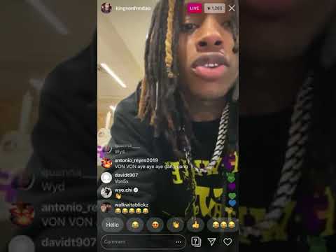 King von flexing at McDonald’s