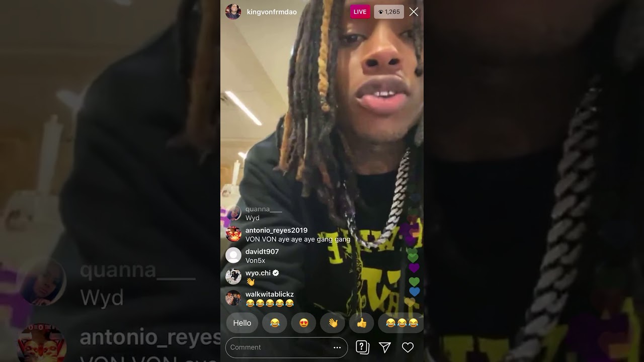 King von flexing at McDonald’s