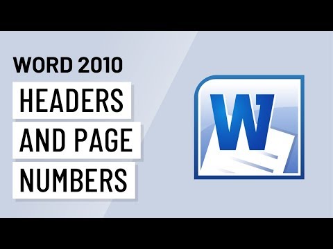 Headers and Footers in MS Word