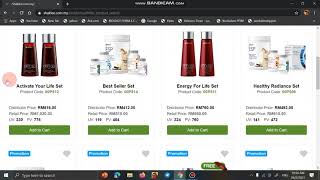 Cara beli online di  website Shaklee