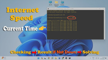 Internet Speed Check by Command Prompt | Net Speed Using CMD 👉 Hindi