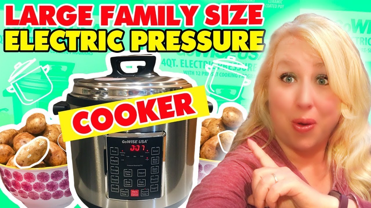 Large Family 8 Qt Instant Pot Spaghetti + 14 Qt Electric Pressure Cooker