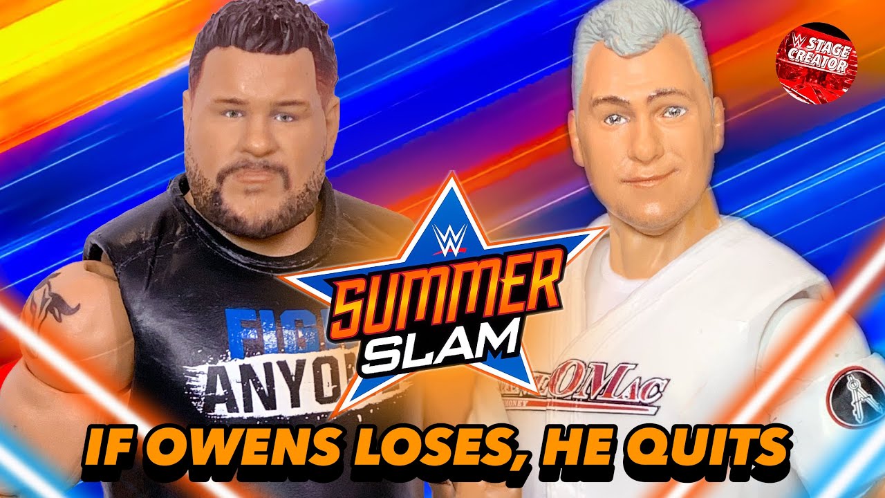 KEVIN OWENS VS SHANE MCMAHON WWE ACTION FIGURE MATCH! WWE SUMMERSLAM 2019!