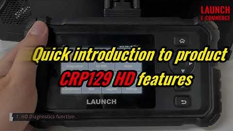 LAUNCH CRP129 HD: Function Introduction Video