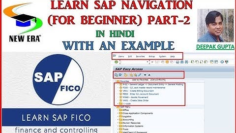 SAP Navigation Part-2 by Deepak Gupta