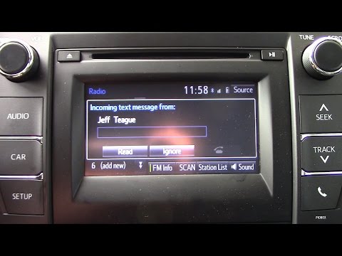 Como Par Toyota Entune Mensagens de texto com Droid e iPhone