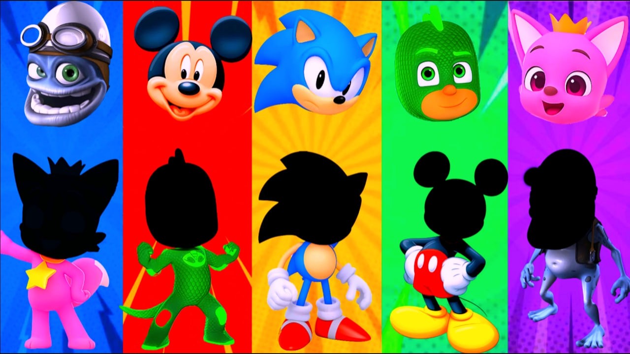 Wrong Eyes Challenge! Guess Sonic, Mickey & PJ Masks 😱 (5 ROUNDS) #wrongeyeschallenge