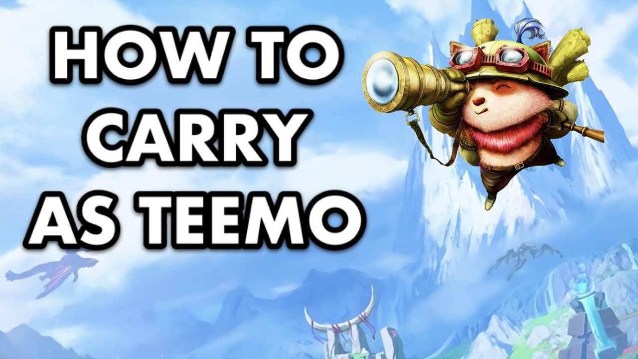 Teemo Guide Commentary | Low Elo Carry | High Kill