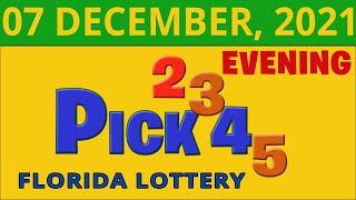 PICK EVENING Florida Lottery drawing for December 7, 2021.
