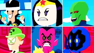 Teen Titans Go Figure vs Doctor Light, Flash, Sinestro, Riddler, Wonder Raven (TEEN TITANS GO GAME)