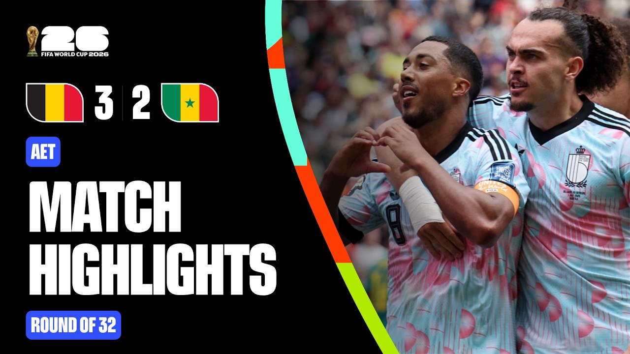 Resumen: Highlights | Belgium 3-2 Senegal | FIFA World Cup 2026™