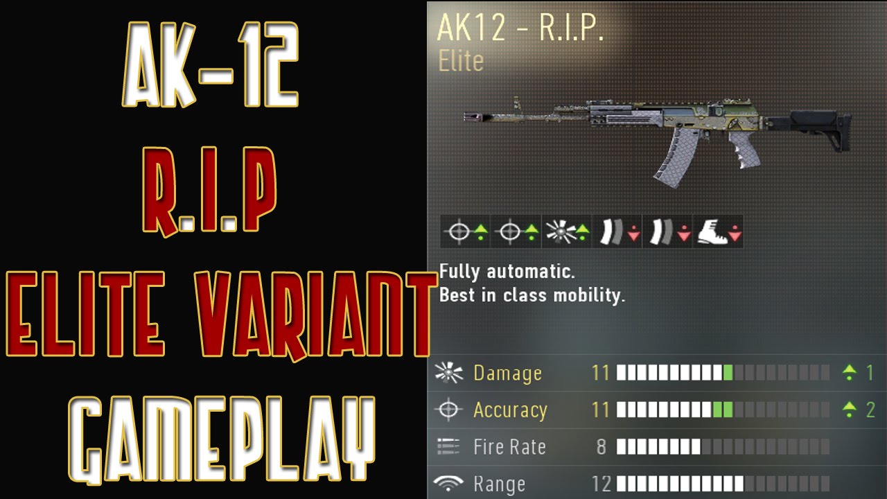 AK12- R.I.P. Elite Variant Gameplay With SmokeZ42