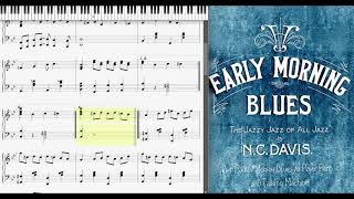 Early Morning Blues By N. C. Davis 1919, Blues Piano