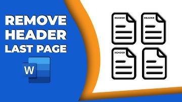 How to remove the header from the last page in word