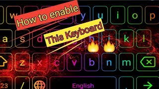 How to chenge keyboard colour 🔥🔥💥 2019 screenshot 1