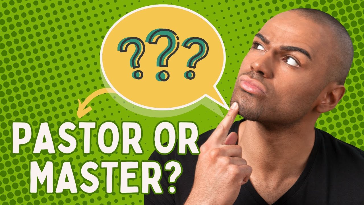 Pastor or Master? | Choose Your Leader Wisely | Dr. Elect Star