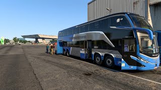Realistic POV Bus Driving Scania Marcopolo G8 1800 DD 8X2 - Euro Truck Simulator 2 