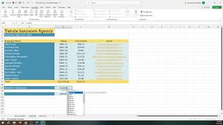 CIS 110 Excel Project 1