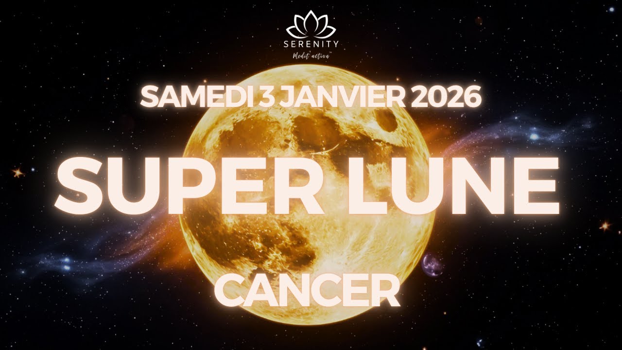 Guidance Super Lune en Cancer 3 Janvier 2026 : Ancre ta Sécurité émotionnelle 🌙