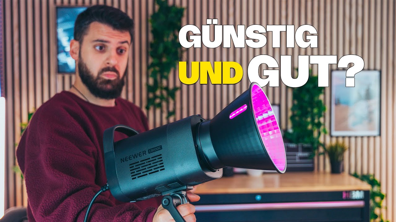Gutes und Günstiges RGB Videolicht! GEHEIMTIPP!