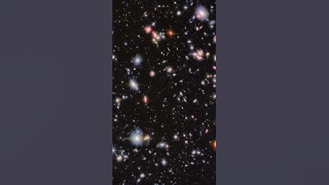 James Webb Space Telescope Visits the Hubble Deep Field #shorts