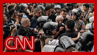 At least two people are in serious condition hong kong hospitals after
a long day and night of violence between police protesters. an
estimated 5,000 ...