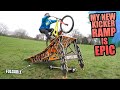 MY NEW FOLDING KICKER RAMP IS EPIC - URBAN MTB FREERIDE