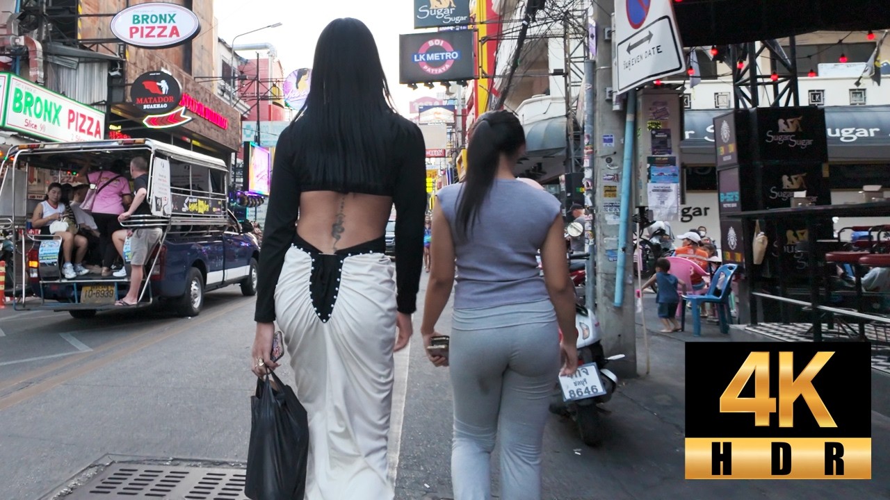 Pattaya 4K Walk Soi BuaKhao, Beach Road. Thailand Mar 2026.