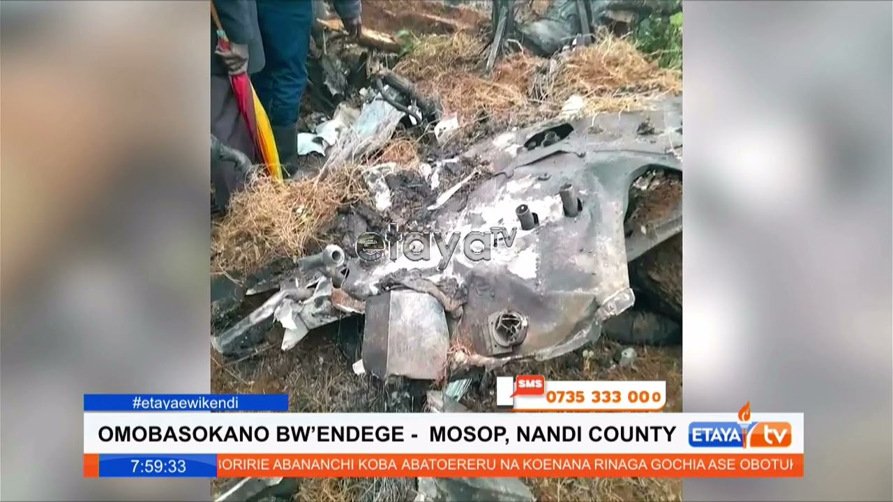 A member of parliament is reportedly among six killed in a chopper crash in Chepkiep, Nandi County.