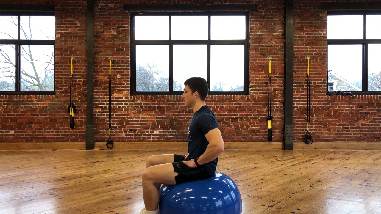 Seated Physioball Marches YouTube